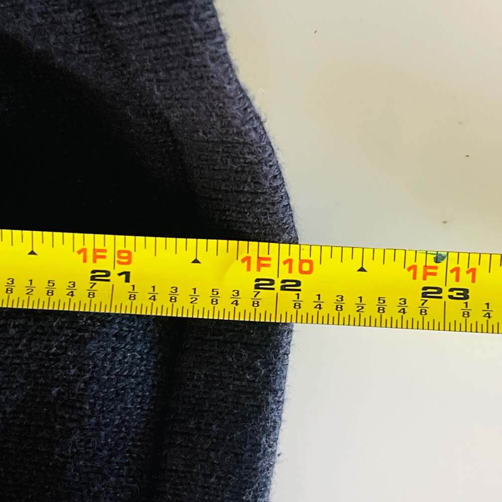 Talbots Black 100% Cotton Cardigan Sweater with Sequin and Bead Trim - Picture 8 of 8
